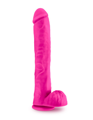 AU NATUREL BOLD DADDY 14 INCH DILDO PINK