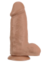 AU NATUREL CHUB 10 INCH DILDO MOCHA