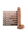 AU NATUREL DADDY 14 INCH SENSA FEEL DILDO MOCHA