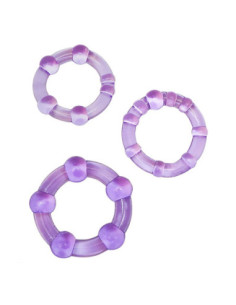 STAY HARD BEADED COCKRINGS PURPLE 2