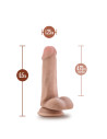 Realistyczne dildo z jądrami Dr Skin DR. Jeffrey 6.5 inch - Sklep erotyczny Intymnosc24.pl