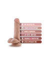 Realistyczne dildo z jądrami Dr Skin DR. Jeffrey 6.5 inch - Sklep erotyczny Intymnosc24.pl