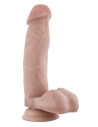 DR. SKIN DR. MARK 7 INCH DILDO WITH BALLS BEIGE