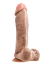 Realistyczne dildo Dr Skin Mr Magic 9 inch z jądrami - Sklep erotyczny Intymnosc24.pl