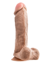 Realistyczne dildo Dr Skin Mr Magic 9 inch z jądrami - Sklep erotyczny Intymnosc24.pl