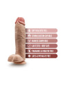 Realistyczne dildo z jądrami Dr Skin Mr. Mister 10.5 inch - Sklep erotyczny Intymnosc24.pl
