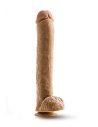 Realistyczne dildo Dr Skin Dr. Michael 14 inch z jądrami - Sklep erotyczny Intymnosc24.pl