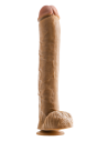 Realistyczne dildo Dr Skin Dr. Michael 14 inch z jądrami - Sklep erotyczny Intymnosc24.pl
