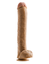 Realistyczne dildo Dr Skin Dr. Michael 14 inch z jądrami - Sklep erotyczny Intymnosc24.pl