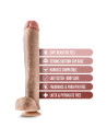 DR. SKIN DR. MICHAEL 14 INCH DILDO WITH BALLS BEIGE
