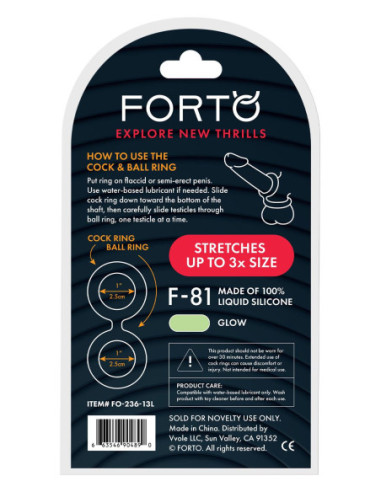 FORTO F-81 DOUBLE RING 51MM GLOW