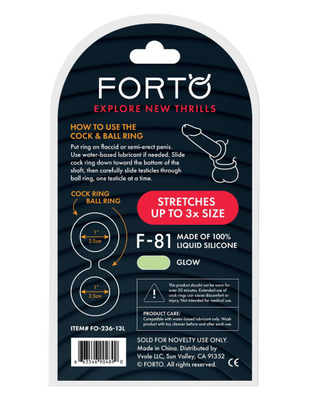 FORTO F-81 DOUBLE RING 51MM GLOW
