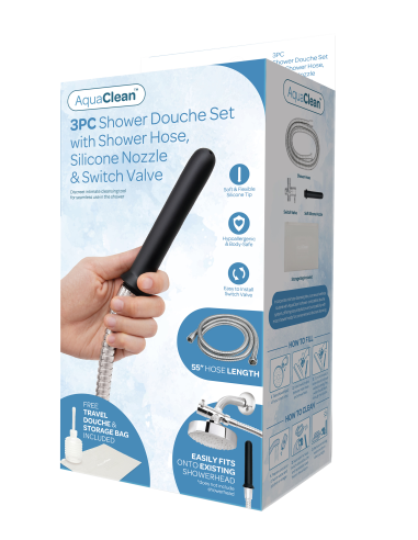 AQUACLEAN SHOWER DOUCHE SYSTEM WITH DIVERTER