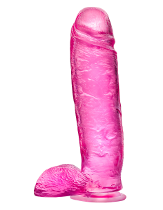 Różowe realistyczne dildo B Yours Plus Big N' Bulky - Sklep erotyczny Intymnosc24.pl