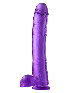 Fioletowe realistyczne dildo B Yours Plus Hefty N' Hung - Sklep erotyczny Intymnosc24.pl
