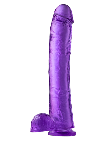 Fioletowe realistyczne dildo B Yours Plus Hefty N' Hung - Sklep erotyczny Intymnosc24.pl