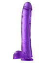 Fioletowe realistyczne dildo B Yours Plus Hefty N' Hung - Sklep erotyczny Intymnosc24.pl