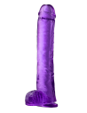 Fioletowe realistyczne dildo B Yours Plus Hefty N' Hung - Sklep erotyczny Intymnosc24.pl
