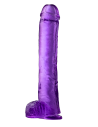 Fioletowe realistyczne dildo B Yours Plus Hefty N' Hung - Sklep erotyczny Intymnosc24.pl
