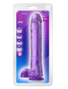 Fioletowe realistyczne dildo B Yours Plus Hefty N' Hung - Sklep erotyczny Intymnosc24.pl