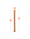 Podwójne realistyczne dildo Dr. Skin 19 inch - Sklep erotyczny Intymnosc24.pl