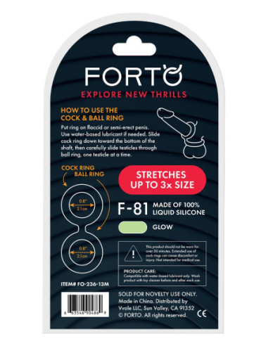FORTO F-81 DOUBLE RING 47MM GLOW