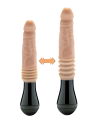 Silikonowe dildo Dr Skin Dr Knight Gyrating Vibrating - Sklep erotyczny Intymnosc24.pl