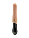 Silikonowe dildo Dr Skin Dr Knight Gyrating Vibrating - Sklep erotyczny Intymnosc24.pl