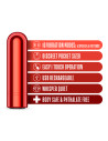 KOOL VIBES RECHARGEABLE MINI BULLET CHERRY