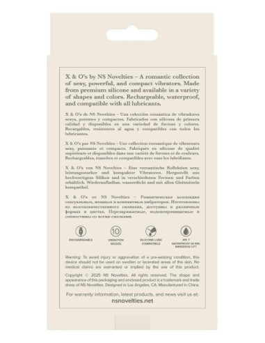 X AND OS  CRAVE LIGHT PINK