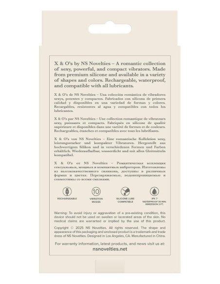 X AND OS  CRAVE LIGHT PINK