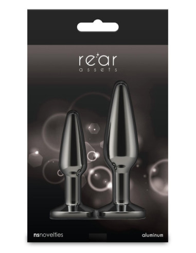 REAR ASSETS TAPERED TRAINER KIT GUNMETAL BLACK