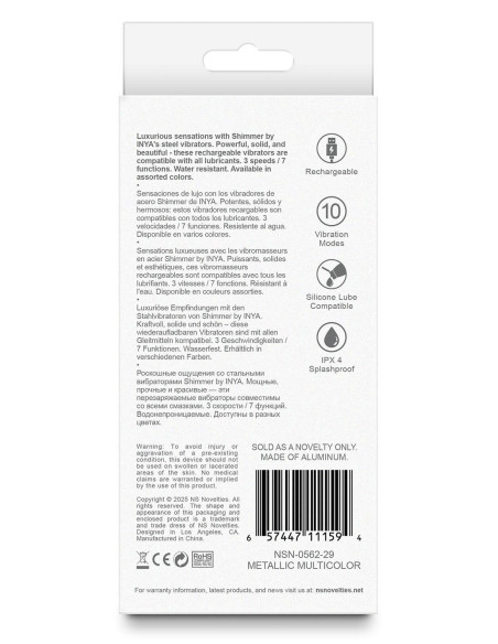 INYA SHIMMER METALLIC MULTICOLOR