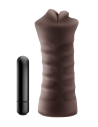 Brązowy masturbator z wibracjami Enlust Krystal - Sklep erotyczny Intymnosc24.pl