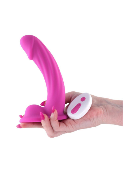 COLOURS CURVE VIBRATING 6 INCH DILDO PINK