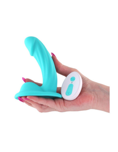 COLOURS CURVE VIBRATING 5 INCH DILDO TEAL