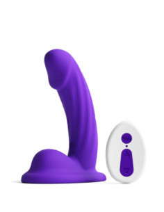COLOURS CURVE VIBRATING 5 INCH DILDO PURPLE