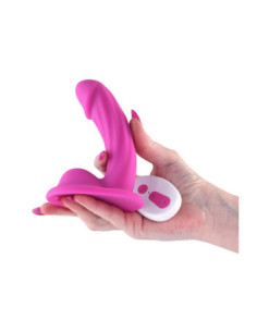 COLOURS CURVE VIBRATING 5 INCH DILDO PINK 2