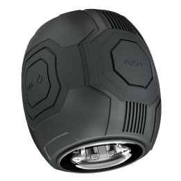 M FOR MEN DOME X VIBRATING MASTURBATOR BLACK
