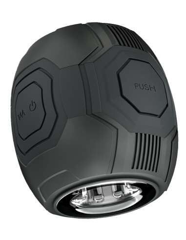 M FOR MEN DOME X VIBRATING MASTURBATOR BLACK