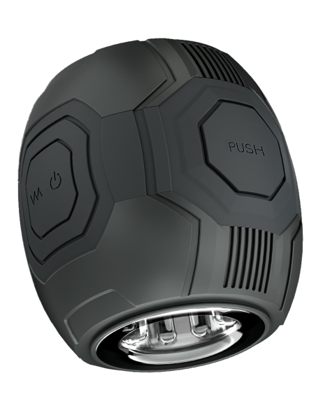 M FOR MEN DOME X VIBRATING MASTURBATOR BLACK