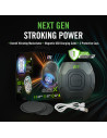 M FOR MEN DOME X VIBRATING MASTURBATOR BLACK