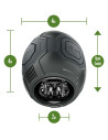M FOR MEN DOME X VIBRATING MASTURBATOR BLACK