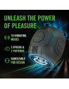 M FOR MEN DOME X VIBRATING MASTURBATOR BLACK