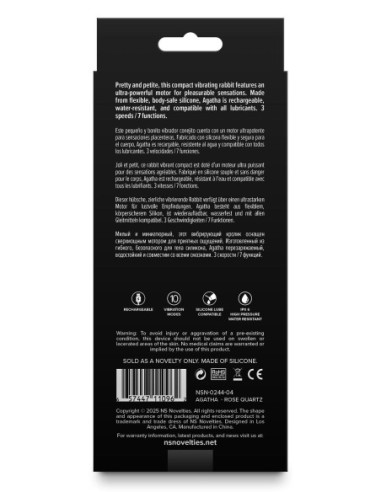 GOLD-N-DREAMS AGATHA ROSE QUARTZ