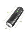 M FOR MEN MASTER BLASTER BLACK - Sklep erotyczny Intymnosc24.pl