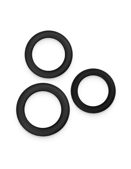 RENEGADE 3PC SLIM RINGS BLACK