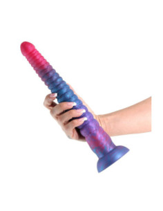 COLOURS STACKED 12 INCH DILDO PINK/BLUE 2