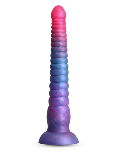 COLOURS STACKED 9 INCH DILDO PINK/BLUE