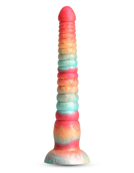 COLOURS STACKED 9 INCH DILDO RED/GOLD